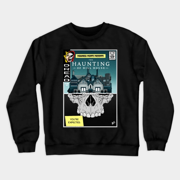 THE HAUNTING OF HILL HOUSE Cover Crewneck Sweatshirt by Paranoia Prints